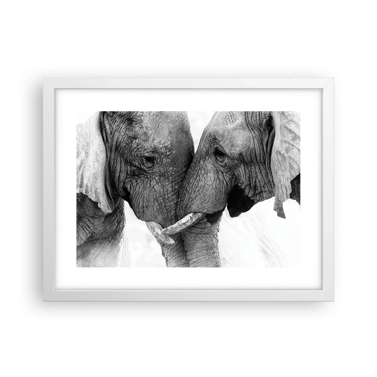 Affiche dans un cadre blanc - Poster - Confession sincère - 40x30 cm