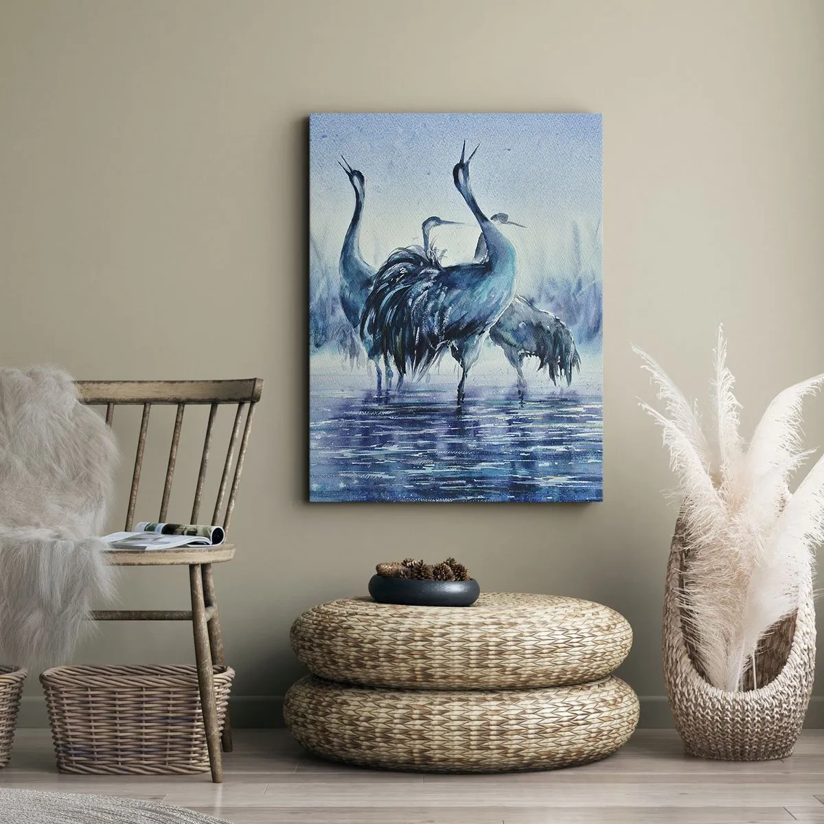 Impression sur toile - Image sur toile - Réunion matinale - 45x80 cm