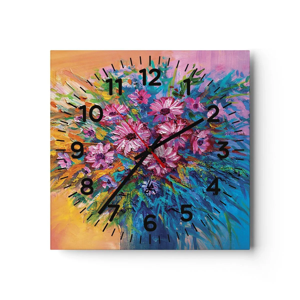 Horloge murale - Pendule murale - Énergie de la vie - 40x40 cm