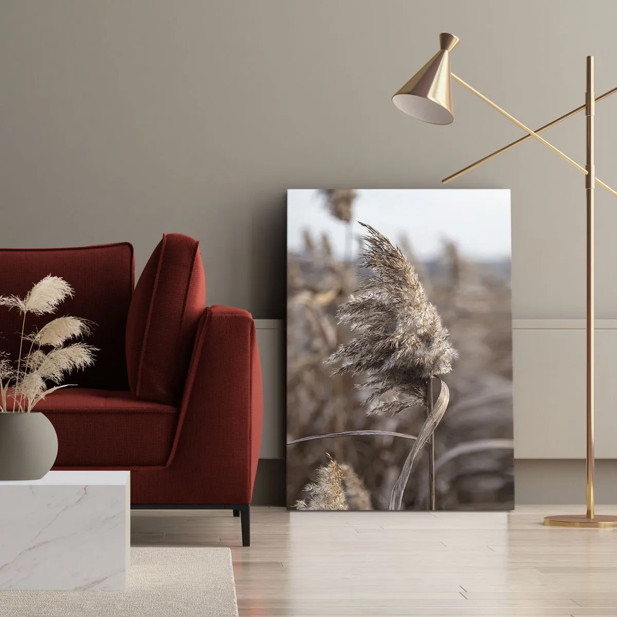 Impression sur toile - Image sur toile - Il est temps de s'envoler avec le vent - 45x80 cm