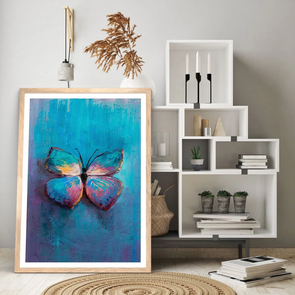 Affiche dans un chêne clair - Poster - Dans toute sa splendeur - 30x40 cm