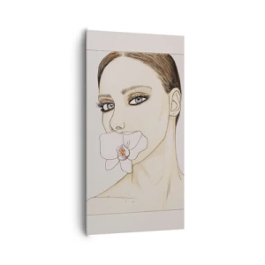 Impression sur toile - Image sur toile - Symbole de l'élégance et de la beauté - 65x120 cm