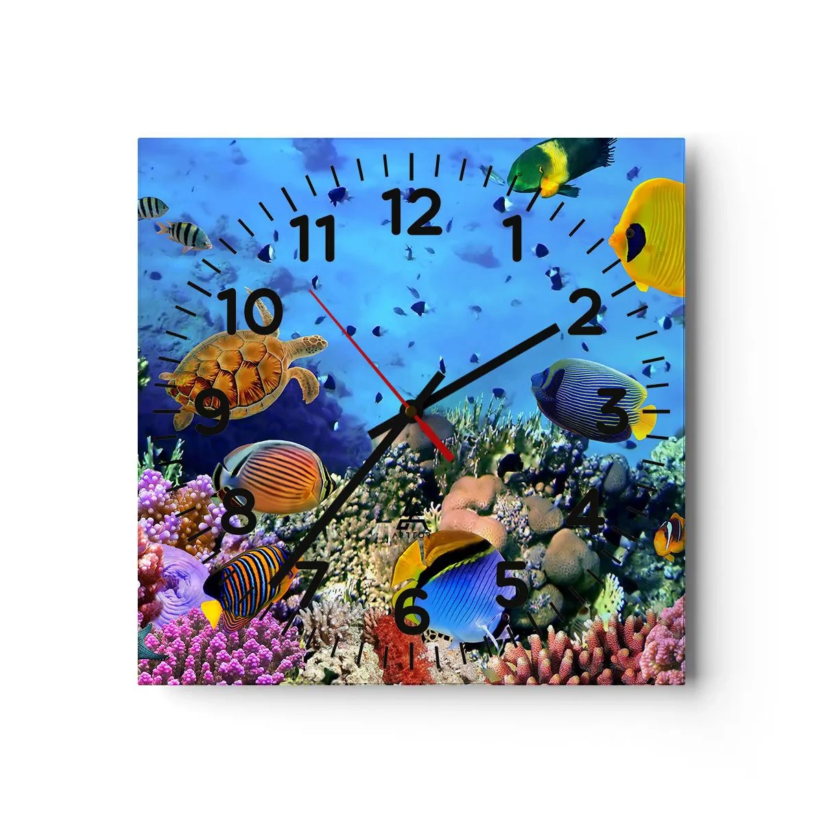 Horloge murale - Pendule murale - Et que sait-on de la vie… - 30x30 cm