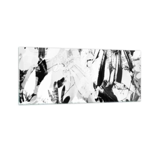 Impression sur verre - Image sur verre - Automne en négatif - 100x40 cm