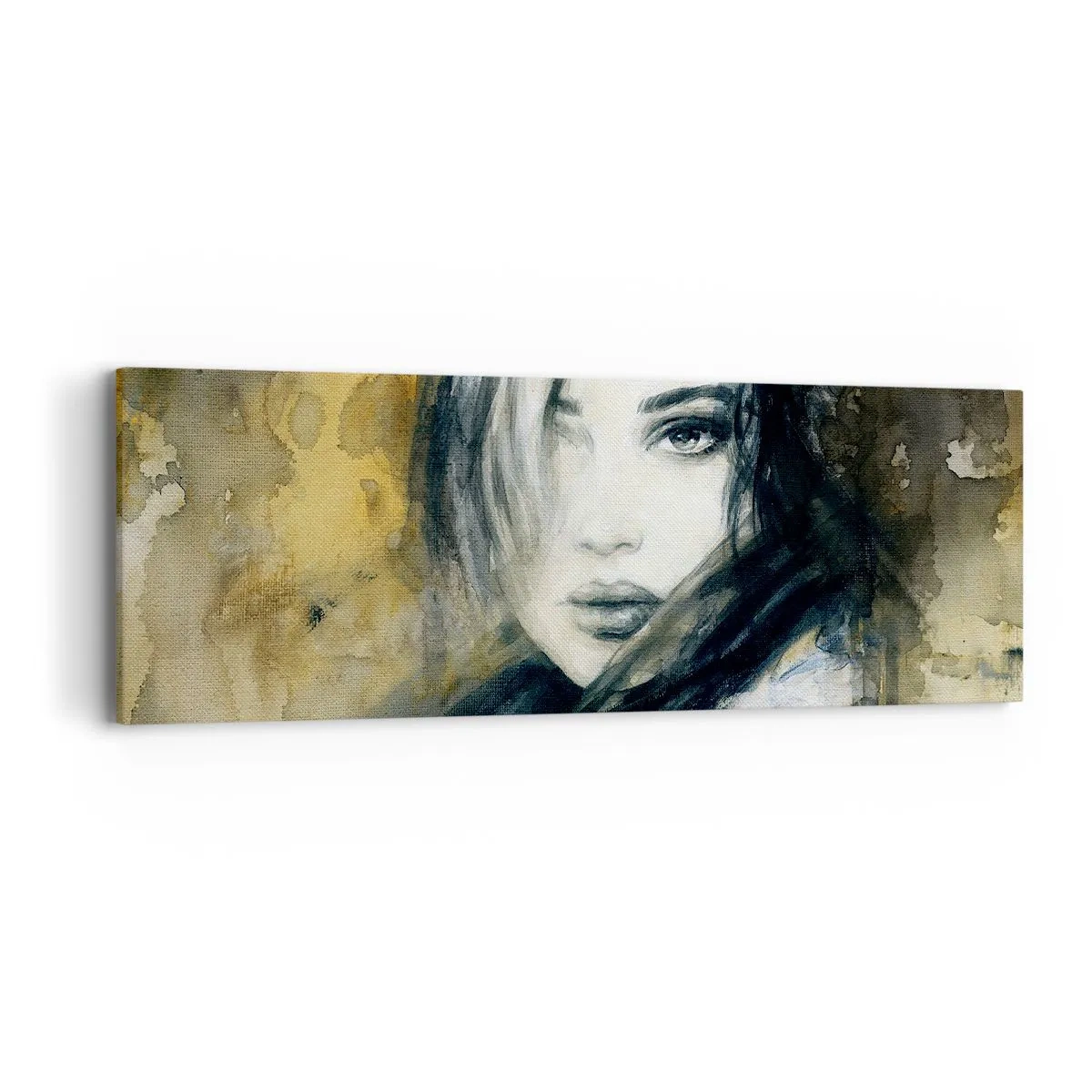 Impression sur toile - Image sur toile - plutôt innocente ou sensuelle ? - 90x30 cm