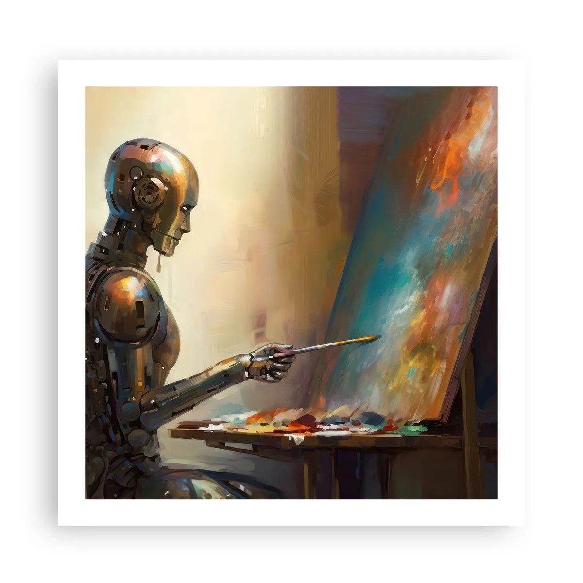 Affiche - Poster - L'art du futur - 60x60 cm