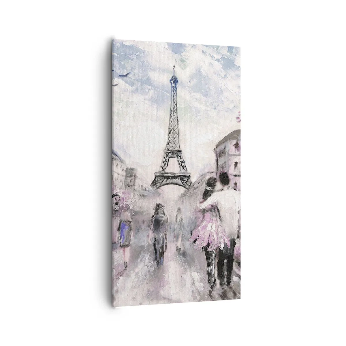 Impression sur toile - Image sur toile - Comment tomber amoureu, il faut juste... - 65x120 cm