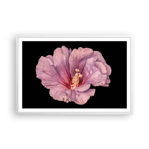 Affiche dans un cadre blanc - Poster - Directement au coeur - 91x61 cm