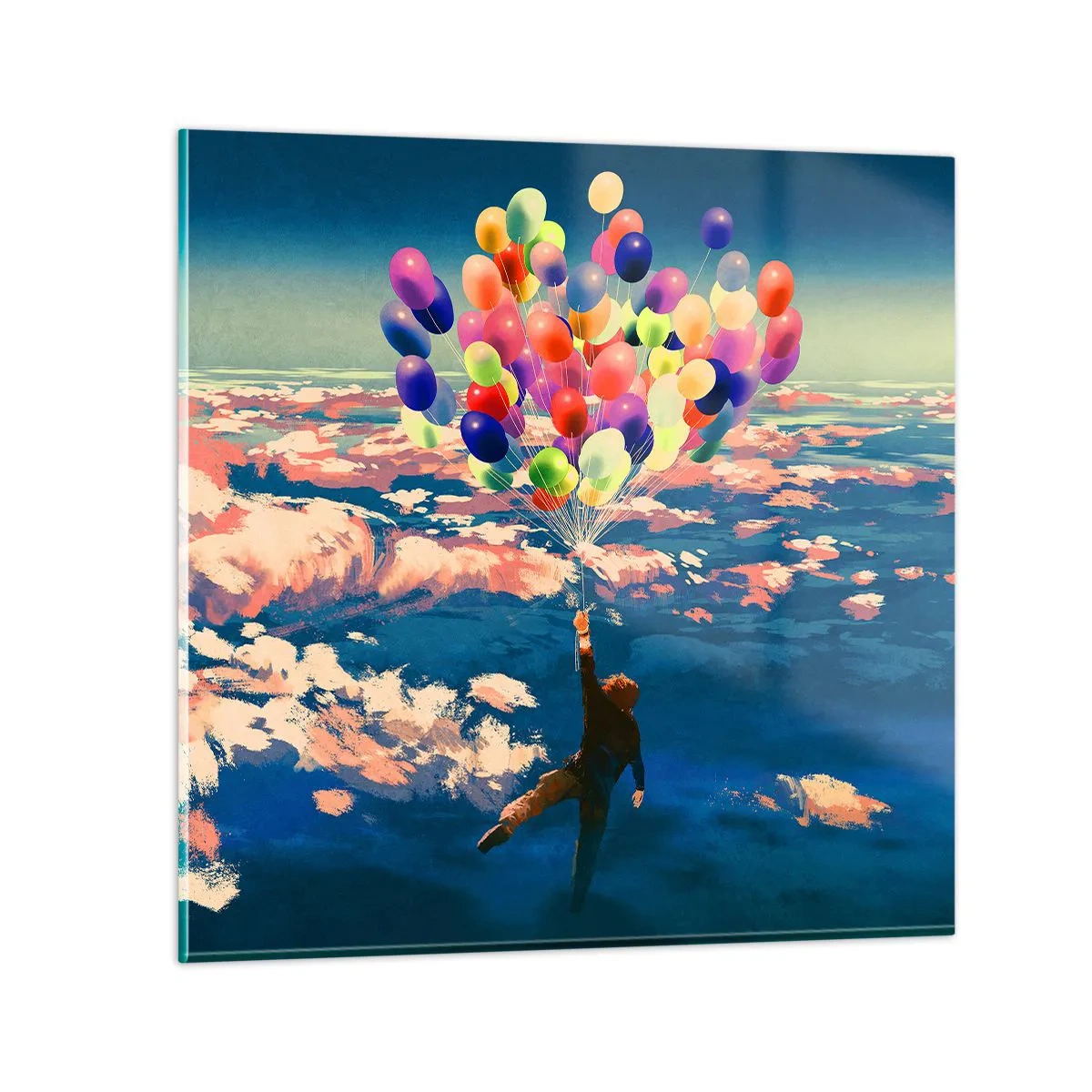 Impression sur verre - Image sur verre - Un rêve d'enfant devenu réalité - 70x70 cm