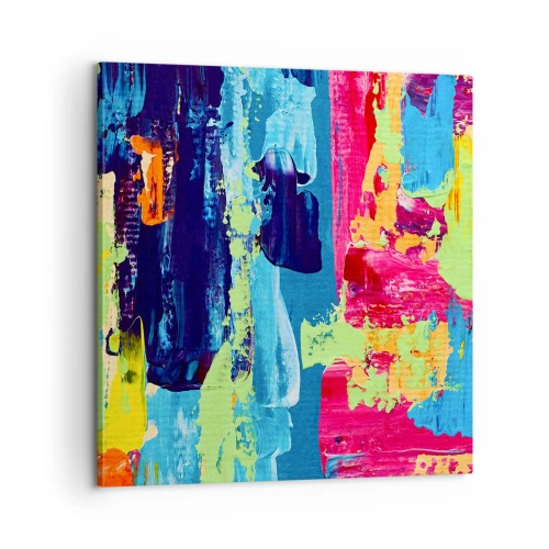 Impression sur toile - Image sur toile - La vie est belle! - 60x60 cm