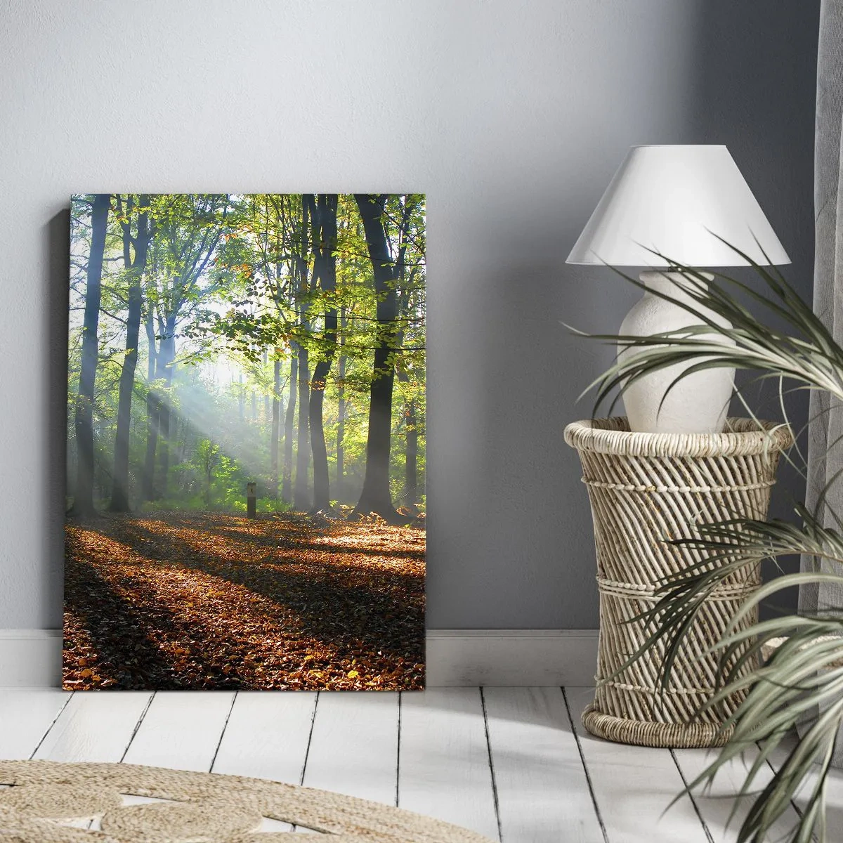 Impression sur toile - Image sur toile - Ombres et lumières - 45x80 cm