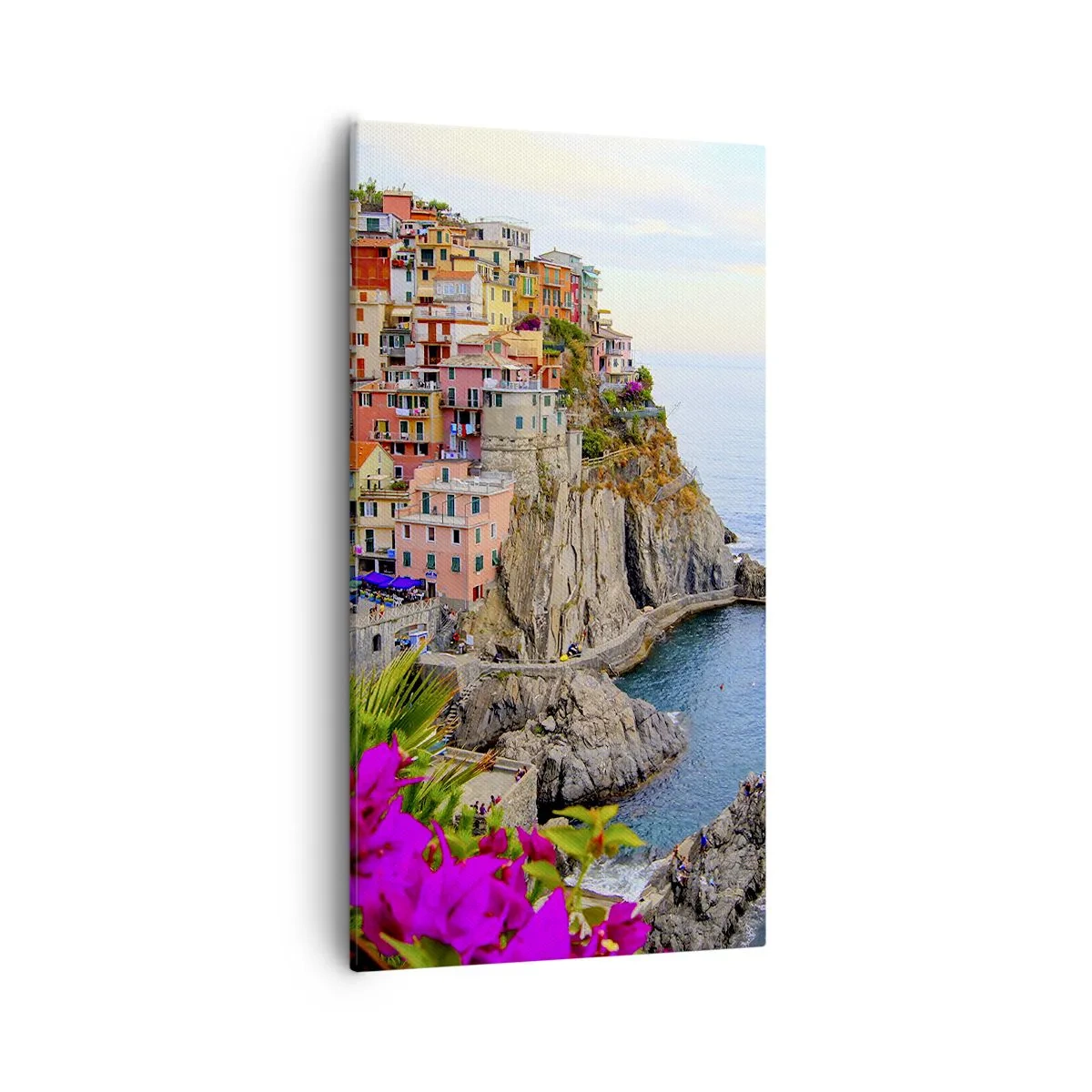 Impression sur toile - Image sur toile - La ville qui rit - 55x100 cm