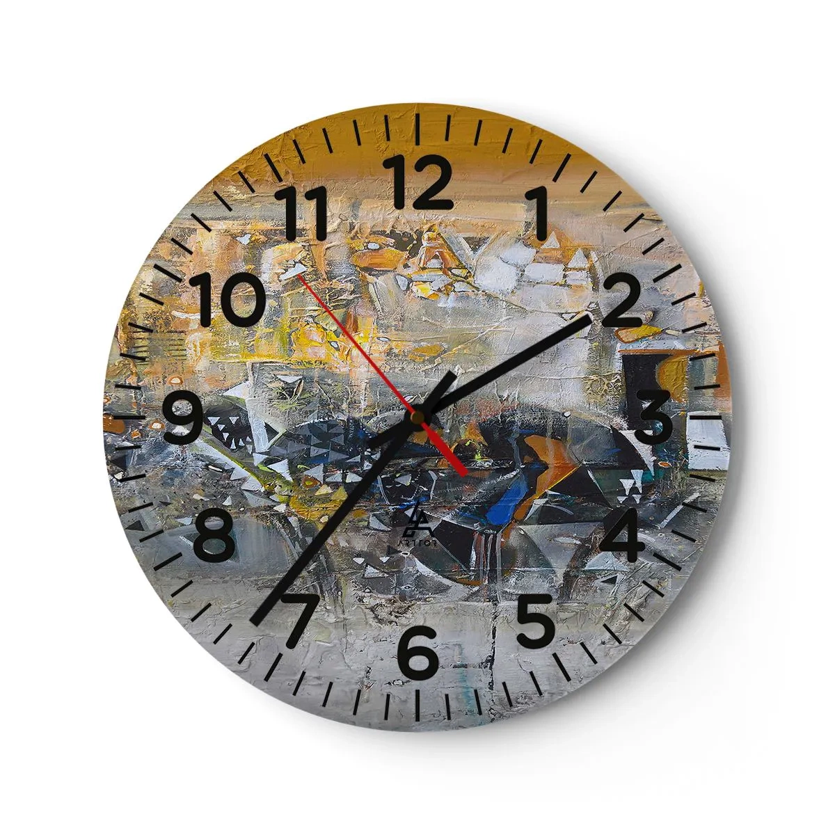 Horloge murale - Pendule murale - Tout se met en place - 40x40 cm