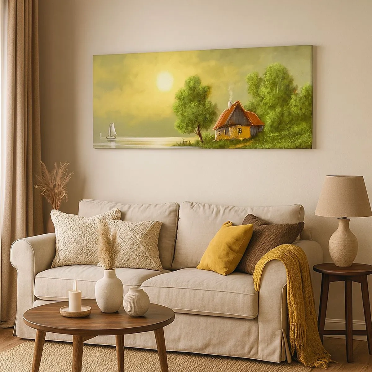 Impression sur toile - Image sur toile - Beau, comme une image - 100x40 cm