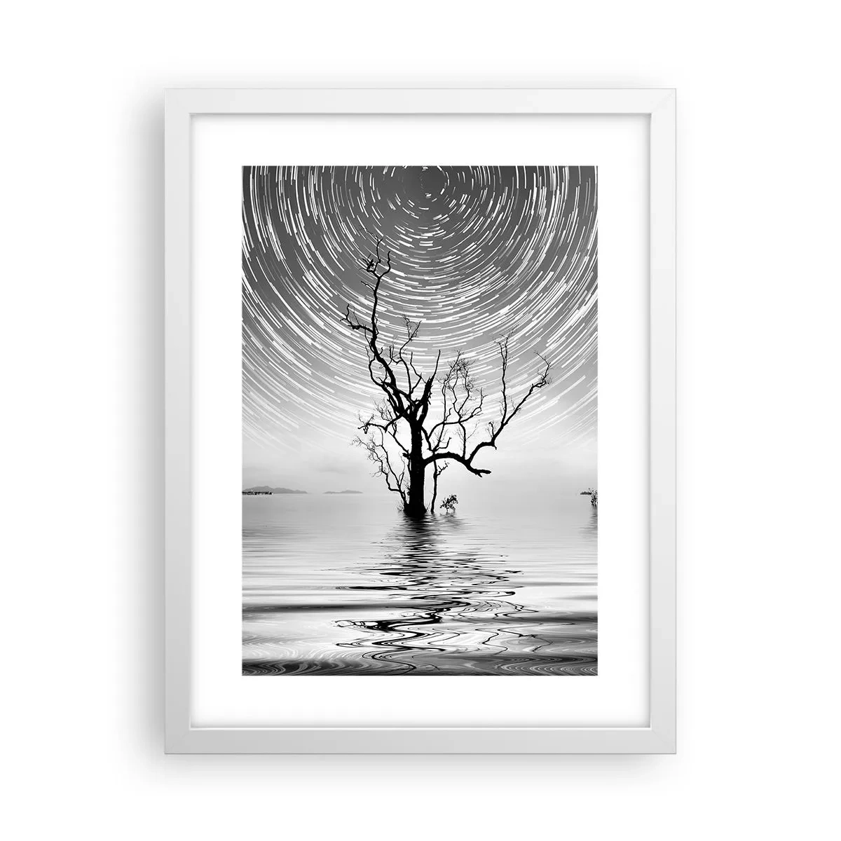 Affiche dans un cadre blanc - Poster - La symphonie de la nature - 30x40 cm