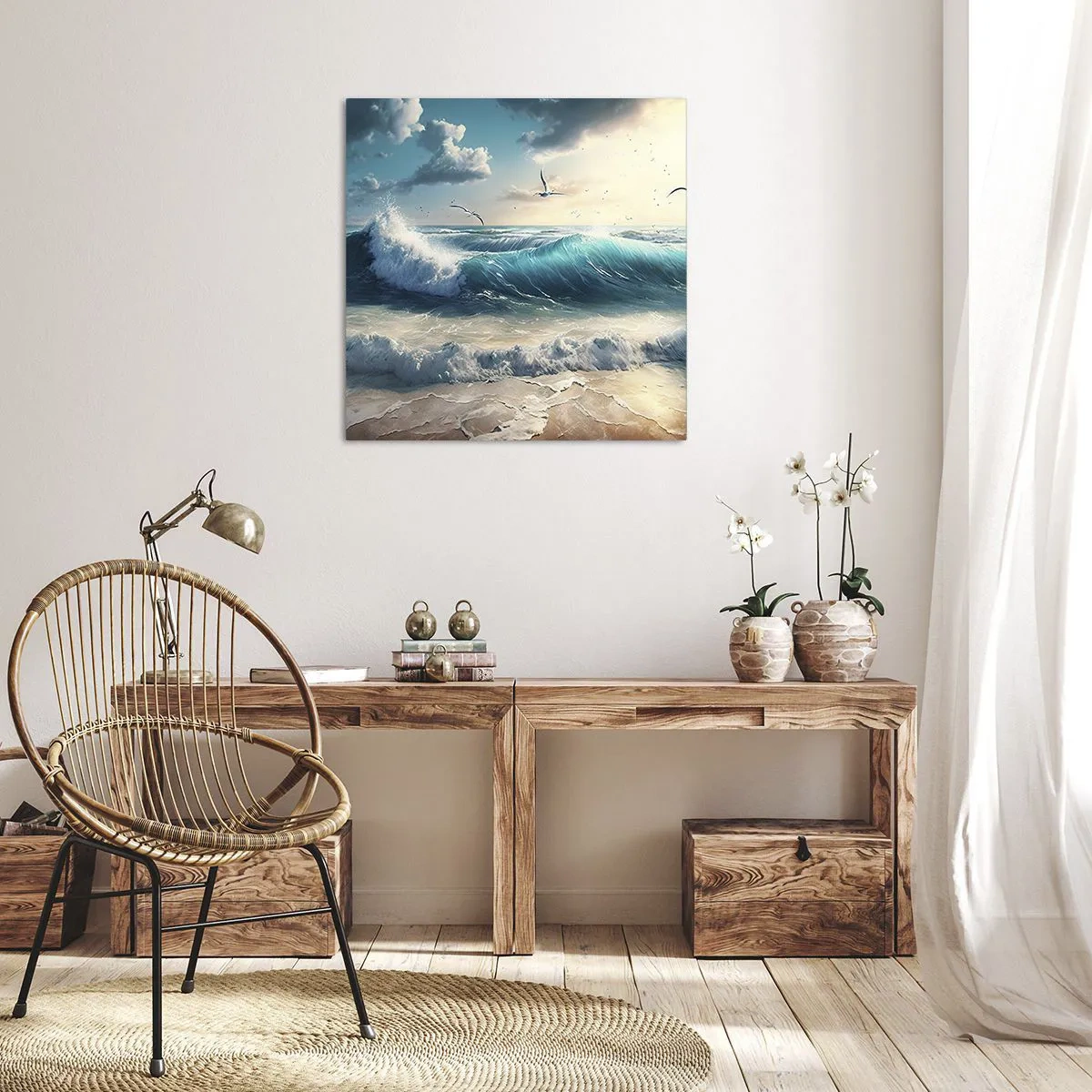 Impression sur toile - Image sur toile - Ça bourdonne seulement pour toi - 60x60 cm