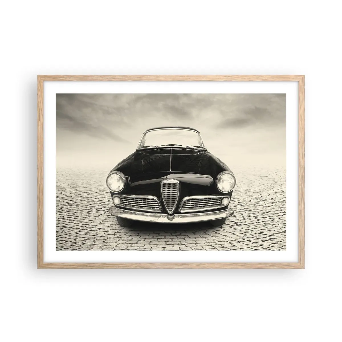 Affiche dans un chêne clair - Poster - Et alors! Tu ne m'aime pas? - 70x50 cm