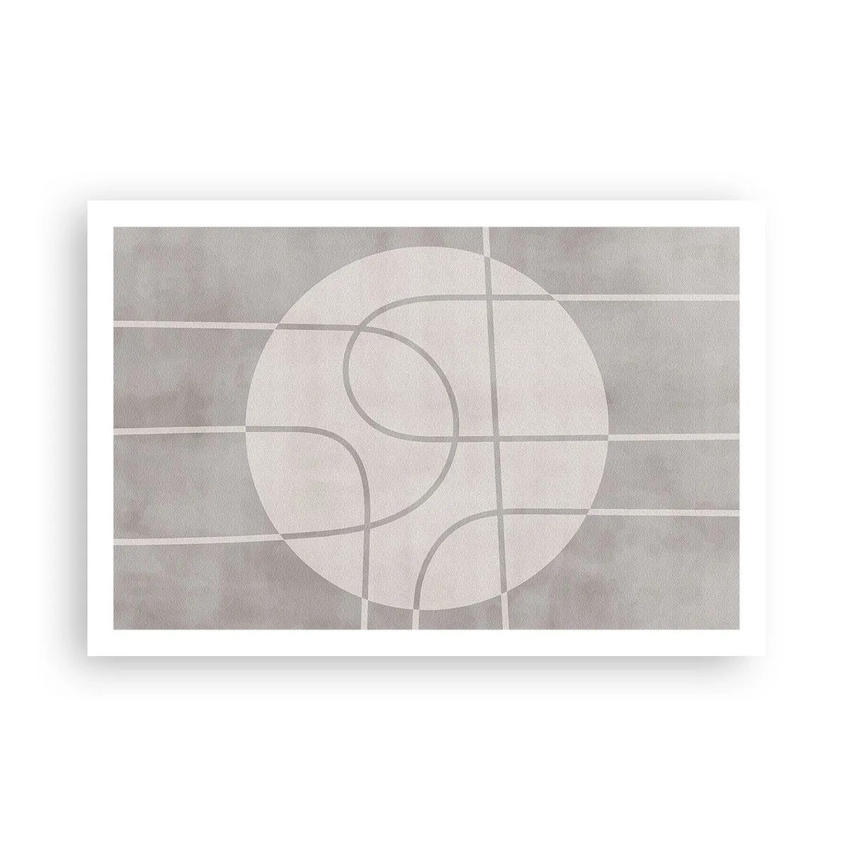 Affiche - Poster - Circulaire et tout droit - 91x61 cm