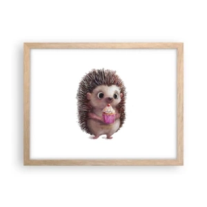 Affiche dans un chêne clair - Poster - La fête c'est tous les jours - 40x30 cm