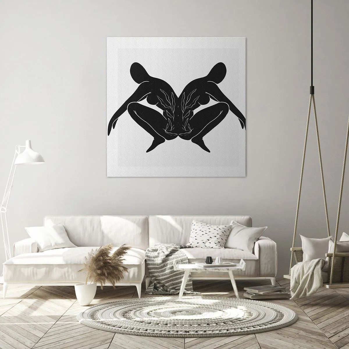 Impression sur toile - Image sur toile - Une âme commune - 30x30 cm