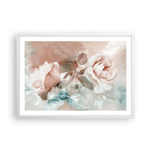 Affiche dans un cadre blanc - Poster - L'esprit du romantisme - 70x50 cm