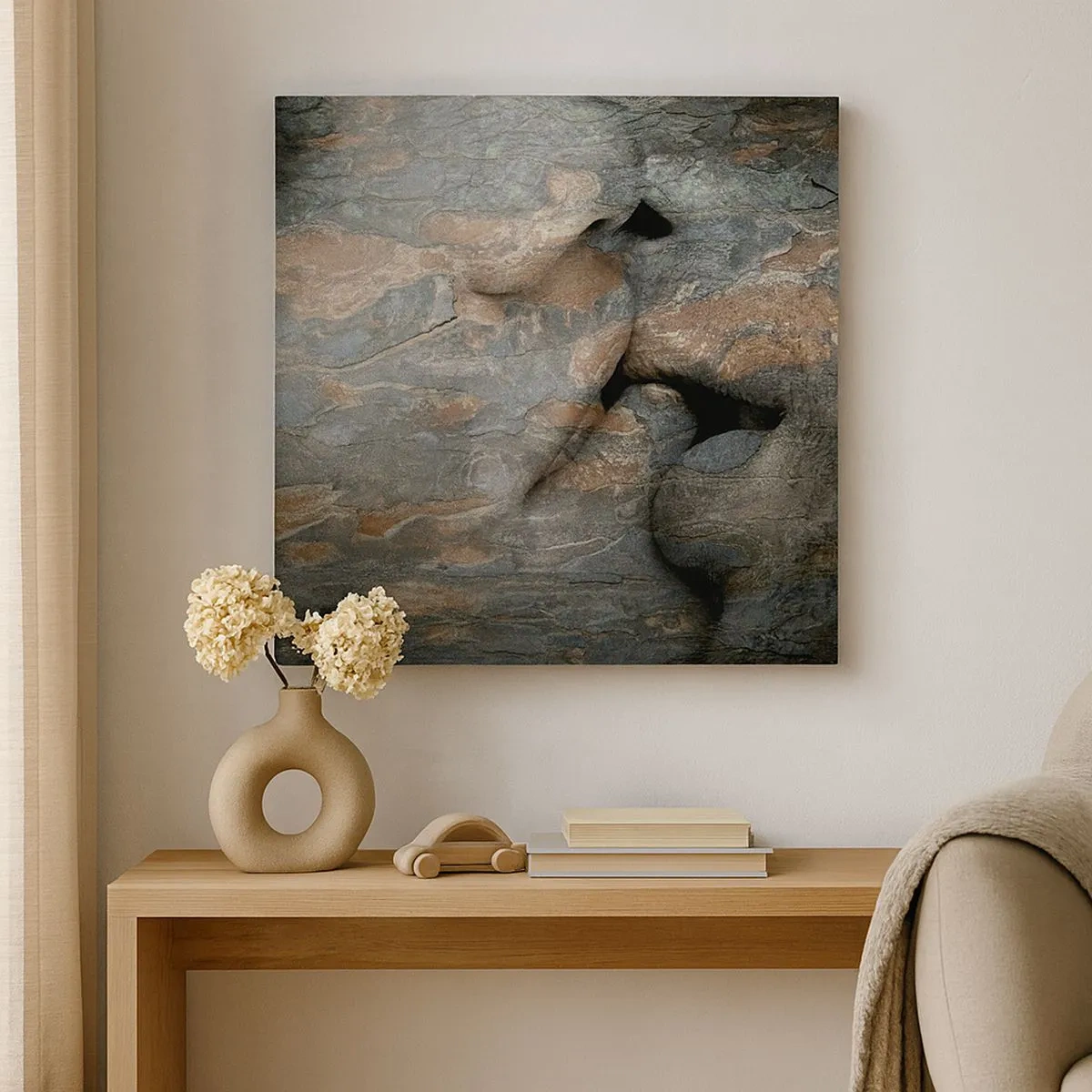 Impression sur toile - Image sur toile - Ensemble pour toujours - 30x30 cm