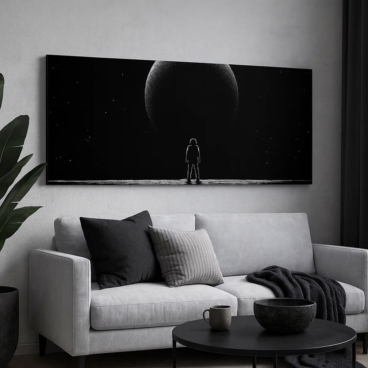 Impression sur toile - Image sur toile - Face à face - 30x30 cm