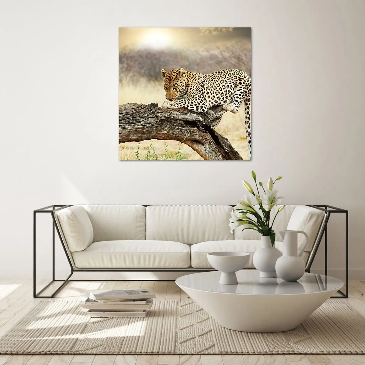 Impression sur verre - Image sur verre - Je suis ma propre route - 70x70 cm