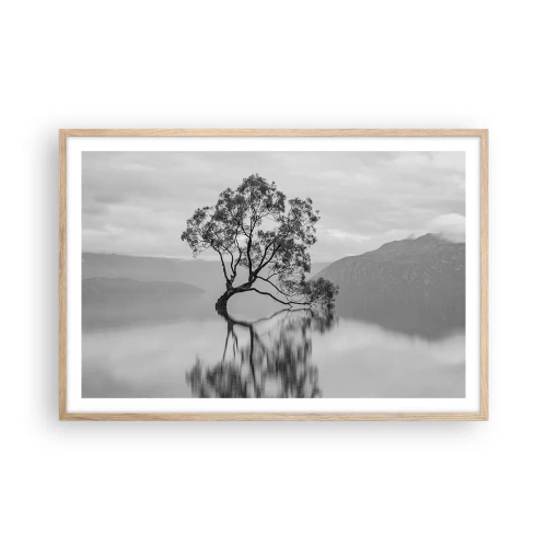 Affiche dans un chêne clair - Poster - Un tel pays existe - 91x61 cm