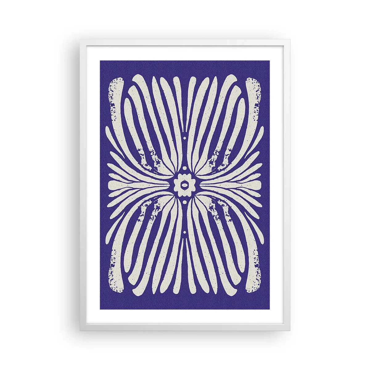 Affiche dans un cadre blanc - Poster - Inspirations ethniques - 50x70 cm