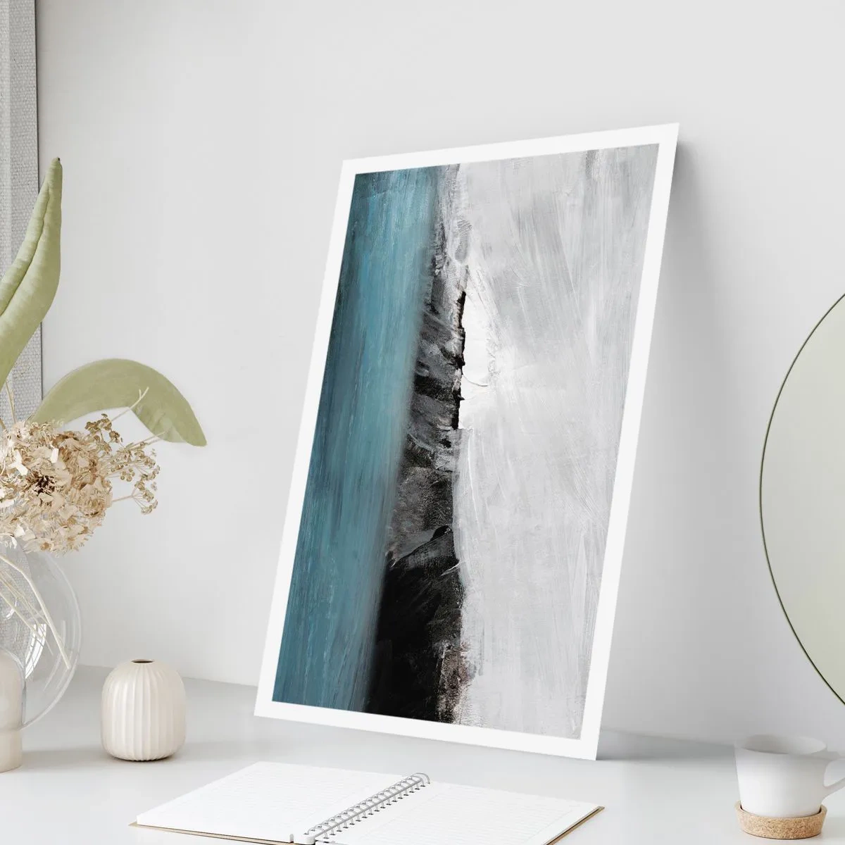 Affiche - Poster - Eau – terre : choc des éléments - 40x50 cm