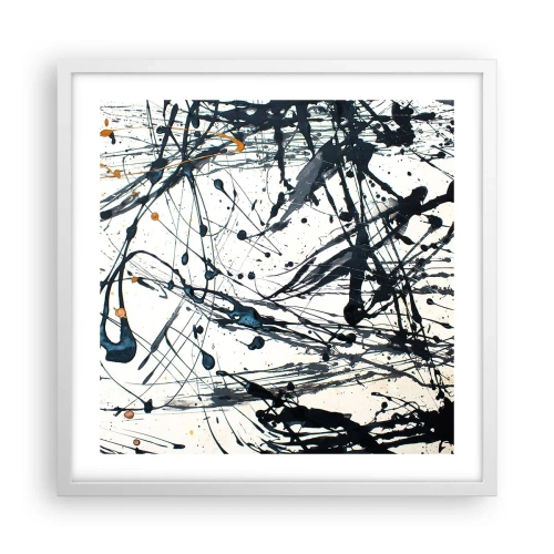 Affiche dans un cadre blanc - Poster - Ca a du sens ou ça n'en a pas ? - 50x50 cm
