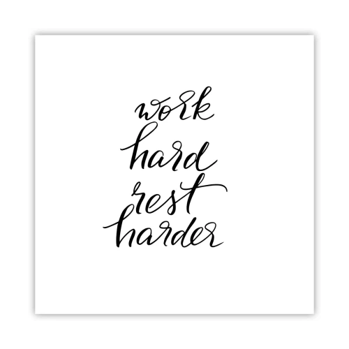 Affiche - Poster - Équilibre de vie - 30x30 cm