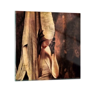 Impression sur verre - Image sur verre - Entre le bon et le mauvais - 40x40 cm