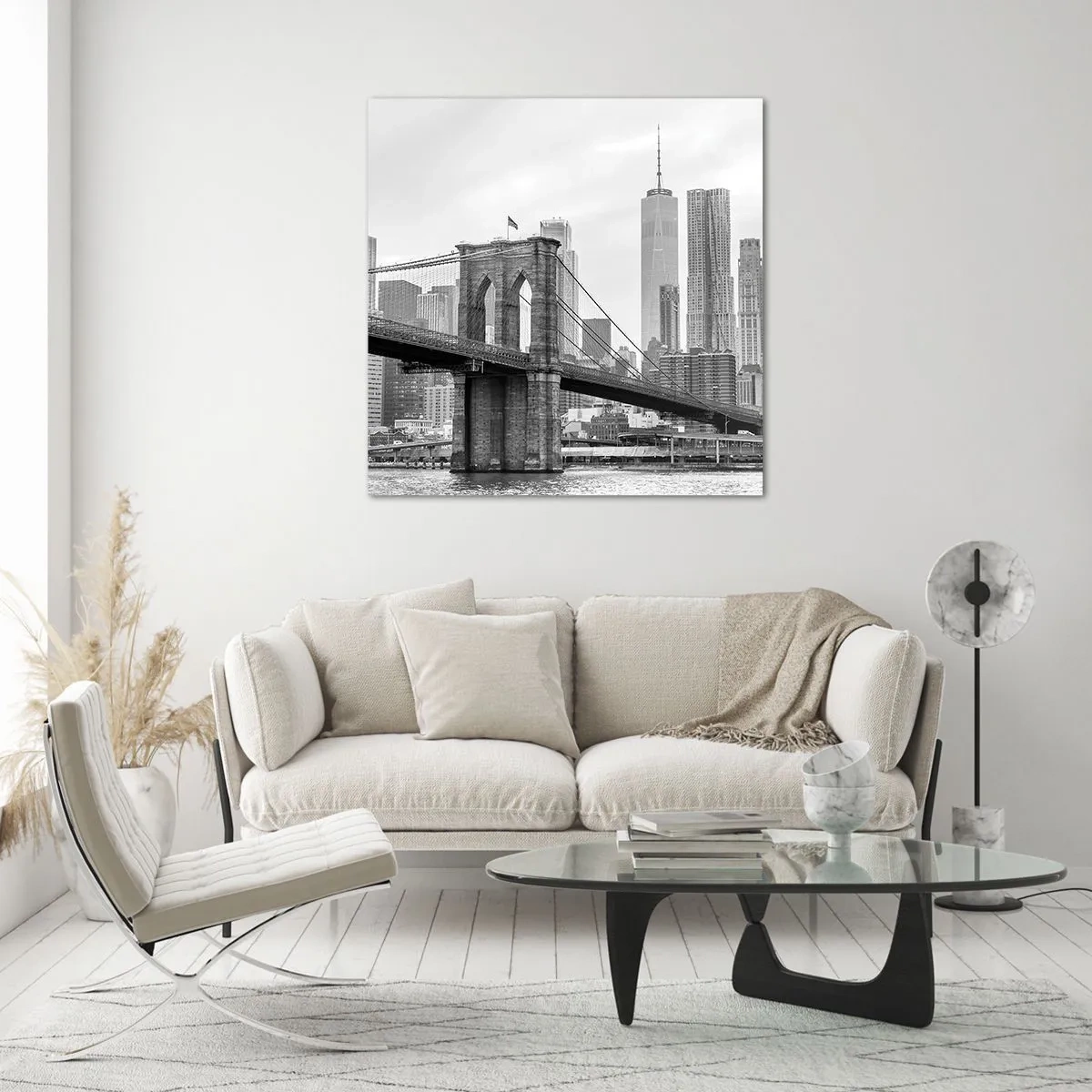 Impression sur verre - Image sur verre - Climat New-Yorkais - 60x60 cm