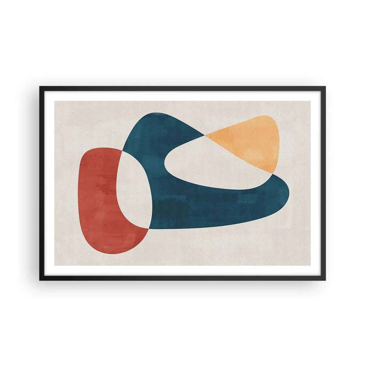 Affiche dans un cadre noir - Poster - Influences et métamorphoses - 91x61 cm