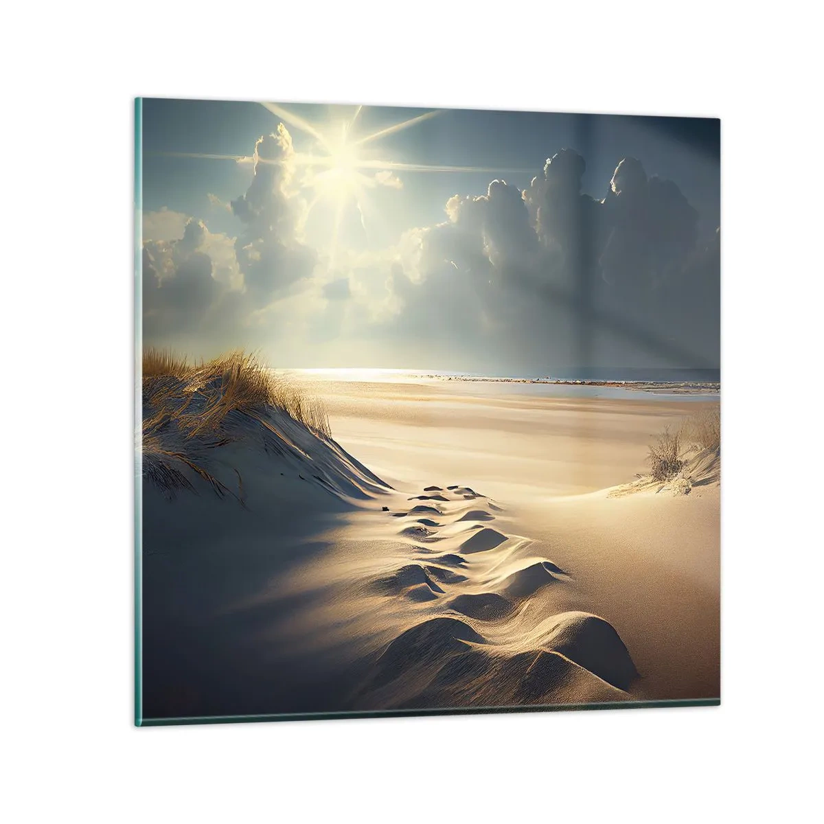 Impression sur verre - Image sur verre - Un paysage apaisant - 60x60 cm