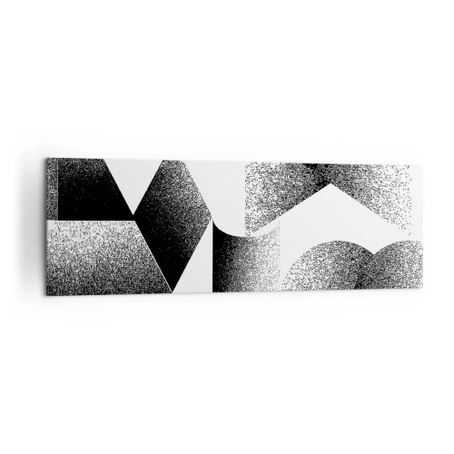 Impression sur toile - Image sur toile - Géométrie composée d'angles et de formes ovales - 160x50cm - Angles et ovales - Décoration murale moderne pour le salon et la chambre ARTTOR