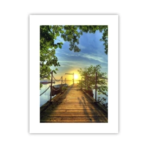 Affiche - Poster - L'ouest au-dessus de l'eau - 30x40 cm