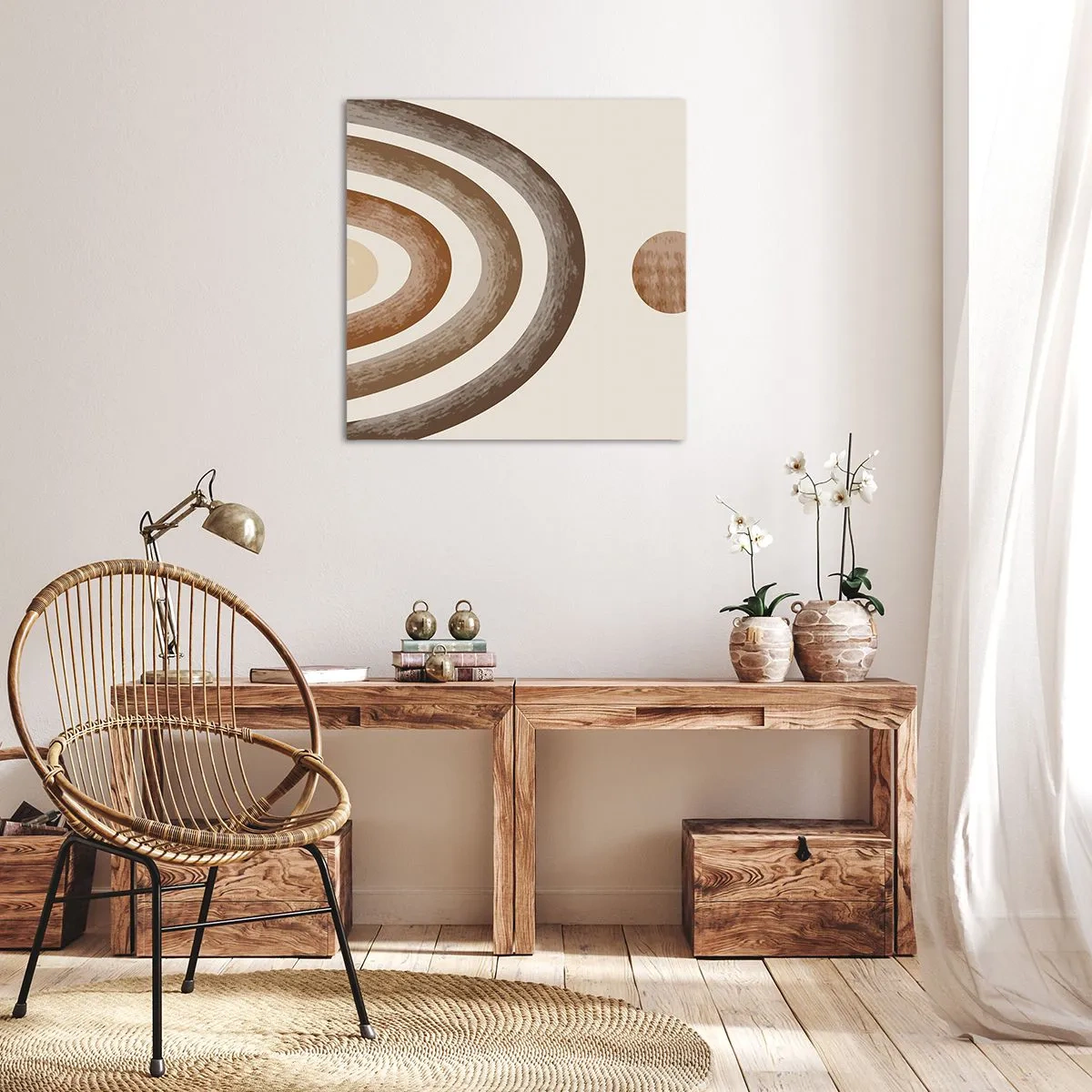 Impression sur toile - Image sur toile - Dans une galaxie lointaine - 60x60 cm