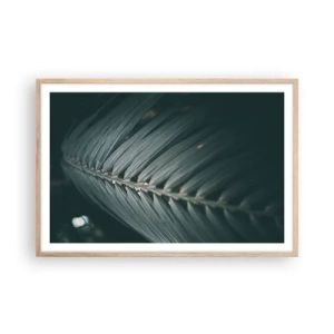 Affiche dans un chêne clair - Poster - Précision de la nature - 91x61 cm