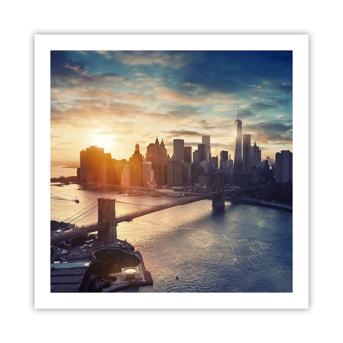 Affiche - Poster - Monument de la culture occidentale - 60x60 cm