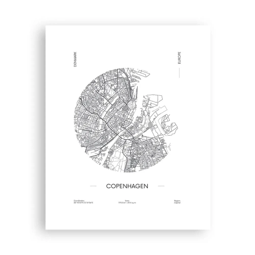 Affiche - Poster - Anatomie de Copenhague - 40x50 cm