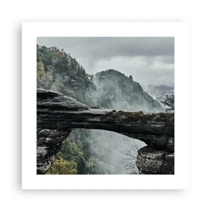 Affiche - Poster - L'aventure est sur le point de commencer - 40x40 cm