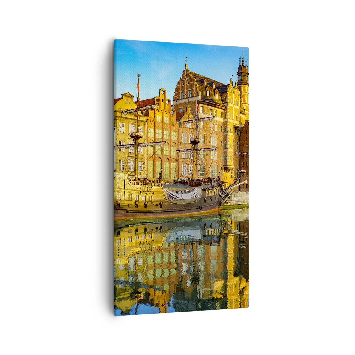 Impression sur toile - Image sur toile - Reflet dans le miroir du passé - 55x100 cm