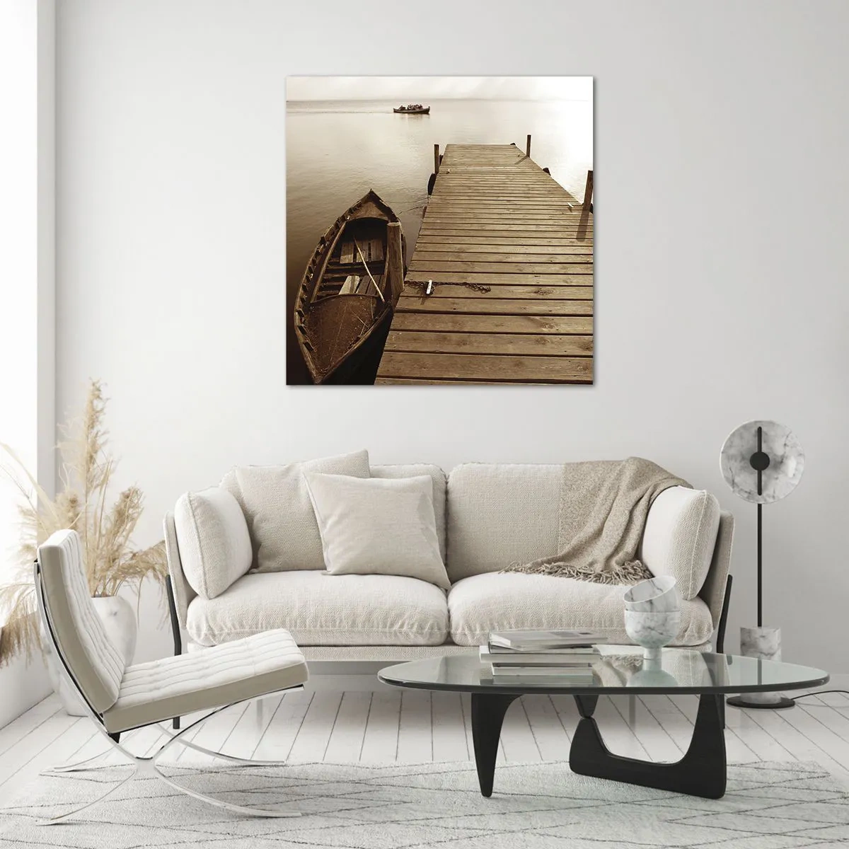 Impression sur verre - Image sur verre - Le grand silence - 30x30 cm