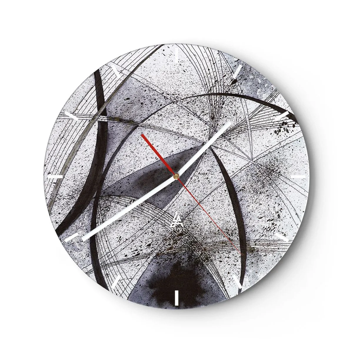 Horloge murale - Pendule murale - Fantaisie futuriste - 40x40 cm