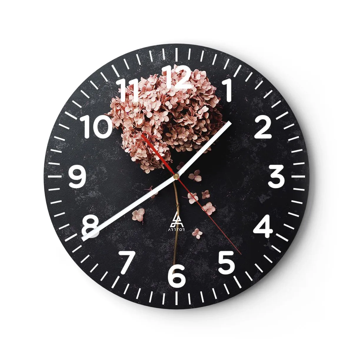 Horloge murale - Pendule murale - Un signe vraiment romantique - 30x30 cm