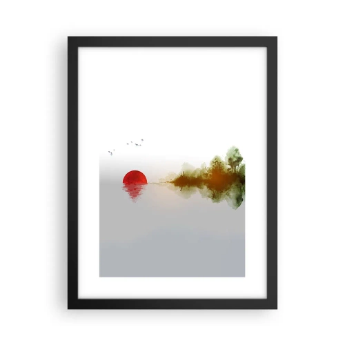 Affiche dans un cadre noir - Poster - Une promesse de paix - 30x40 cm