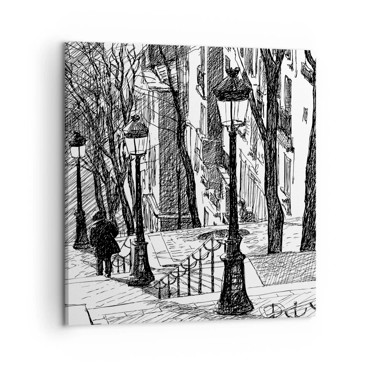 Impression sur toile - Image sur toile - Une histoire d'amour ou une histoire d'horreur ? - 50x50 cm